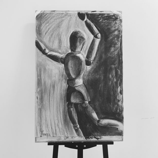 IGCSE Year 10: Charcoal Still Life Inspired by Jim Dine #gallery #igcseart