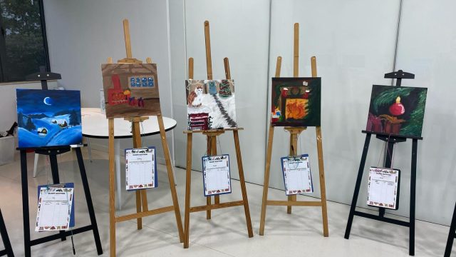 My amazing middle school students had art competitions and a silent auction to raise money for a local charity. 🥰
#gallery