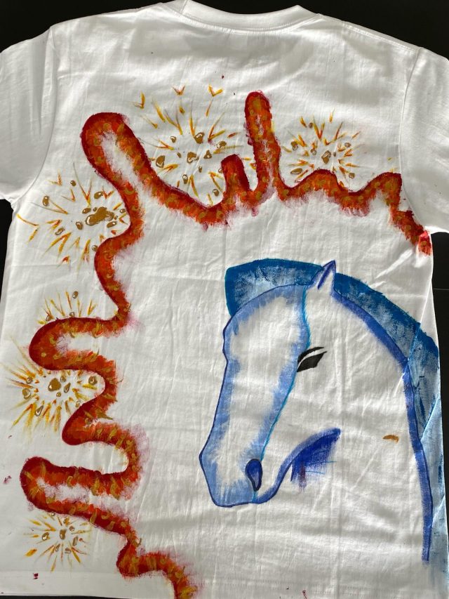 Horse T-shirts are a Year 9 project for 2026, drawing inspiration from the equestrian art of George Stubbs, the dynamic forms of Marc, and the anatomical studies of da Vinci. #gallery #year9